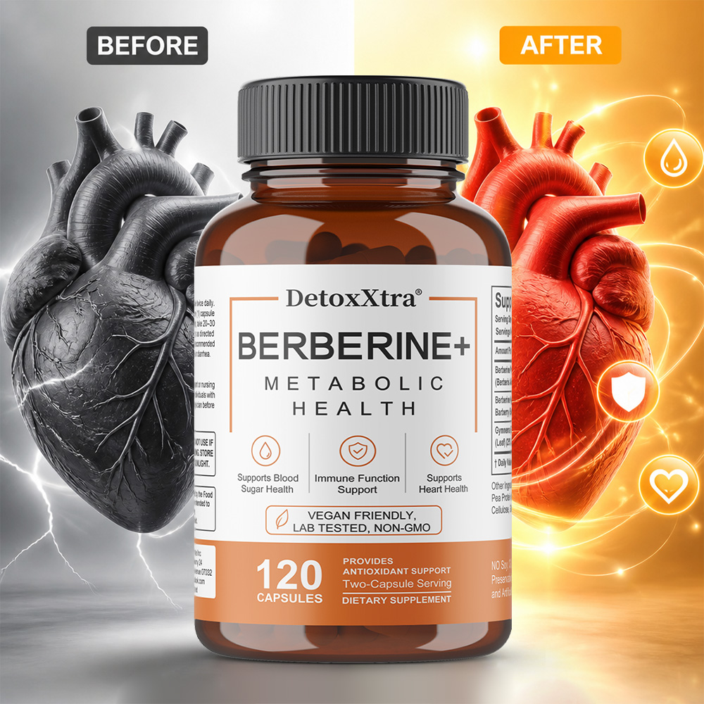 Berberine Hcl Capsule - Berberine HCl Capsules, Natural Vegan Supplement,