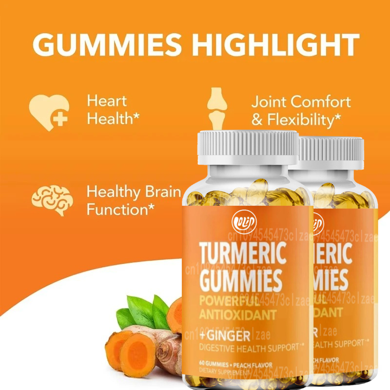 Roots Nutrition & Fitness Inglewood Photos - Nutritional turmeric gummies with ginger root