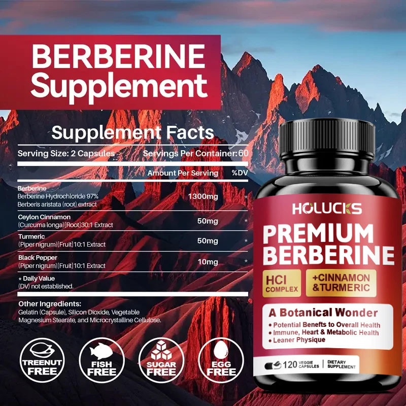 Holucks Premium Berberine HCl  - Berberine Hcl Capsule 评论和价格