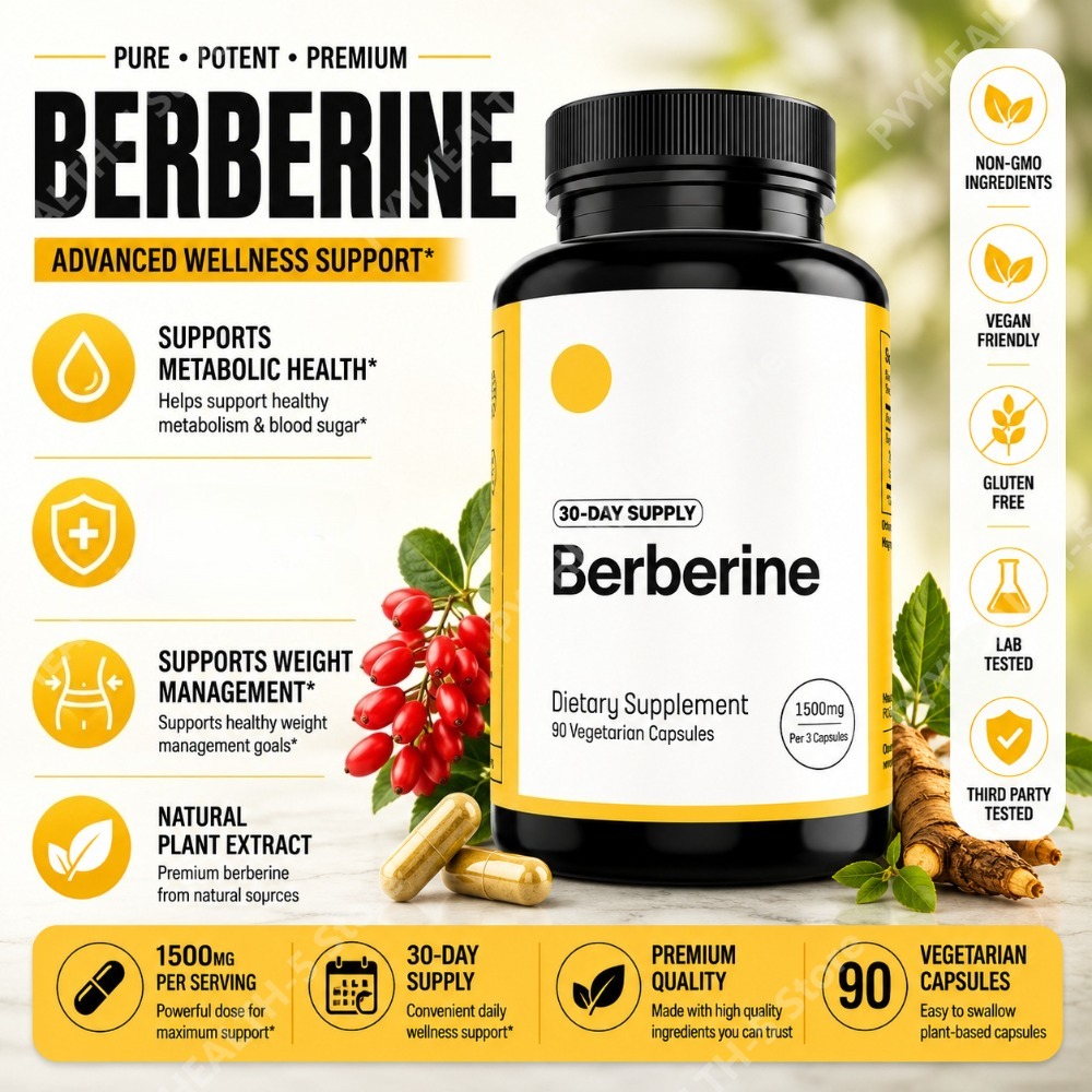 Berberine HCl Supplement 500mg - Berberine Hcl Capsule 评论和价格