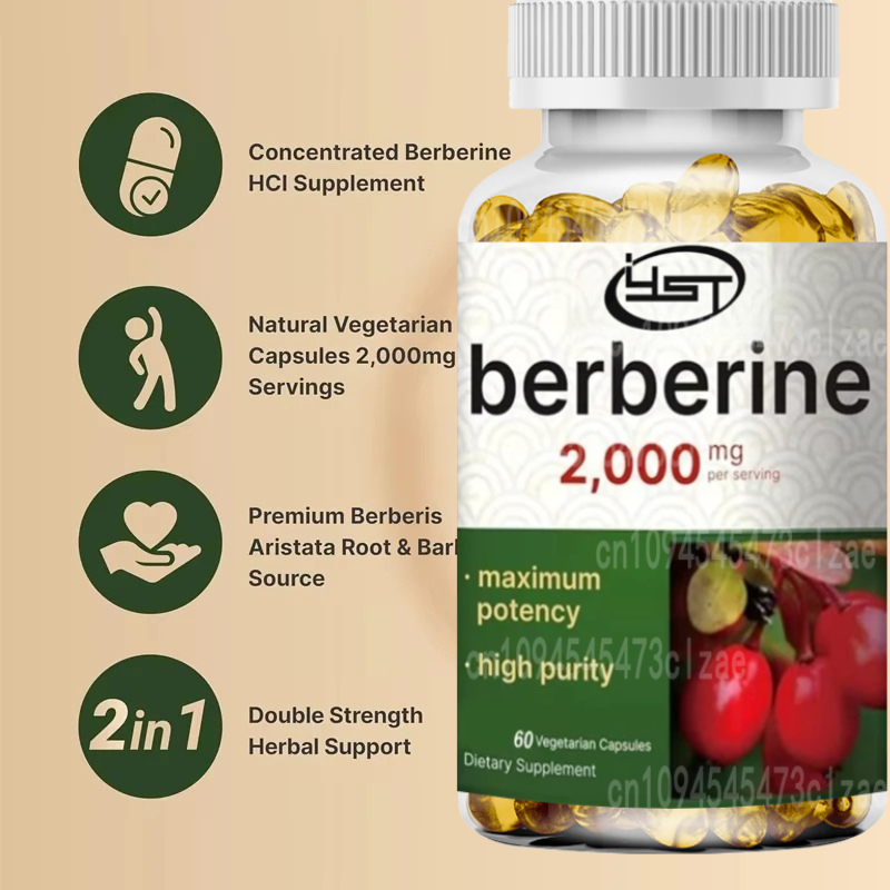 Berberine Supplement | 60 Vege - Berberine Hcl Capsule 评论和价格