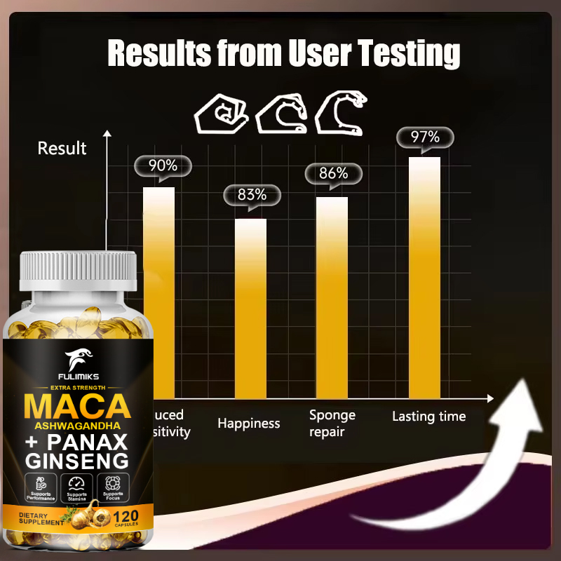 Triple Maca Blend with Ginseng - Ashwagandha Extract Root 评论和价格