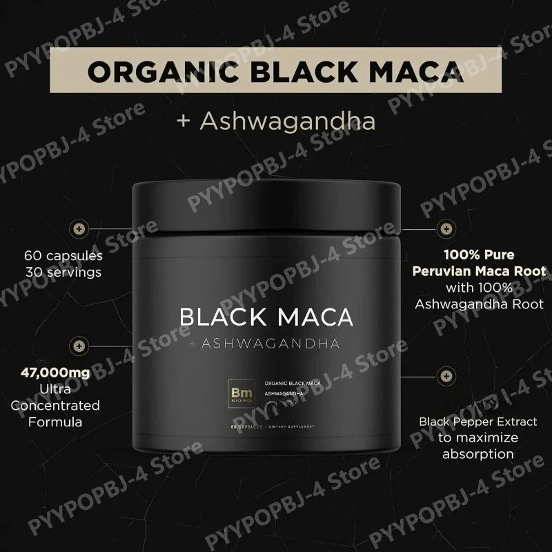 Black Maca Root Extract with A - Ashwagandha Extract Root 评论和价格
