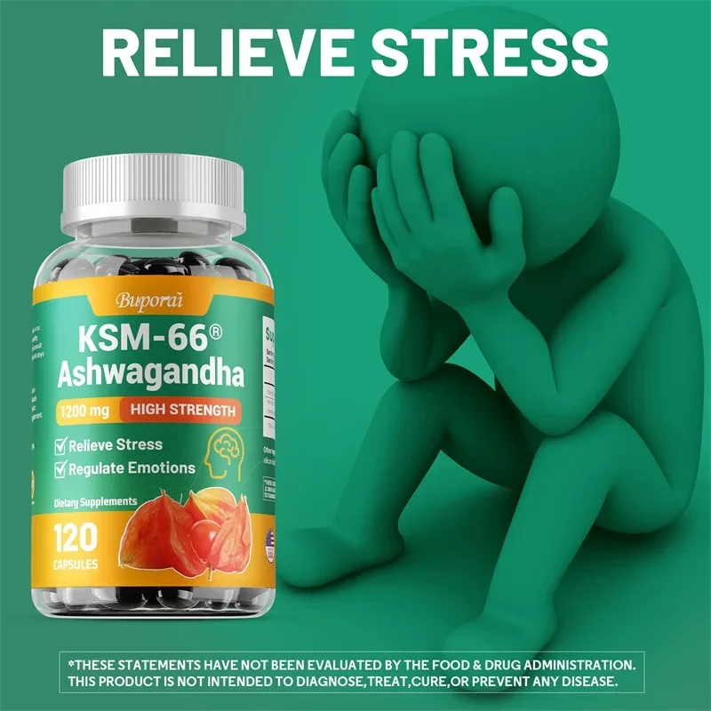 KSM-66 Ashwagandha 1200 Mg Veg - Ashwagandha Extract Root 评论和价格