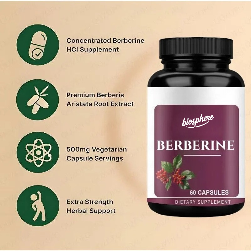 Berberine Supplement-60 vegeta - Berberine Hcl Capsule 评论和价格